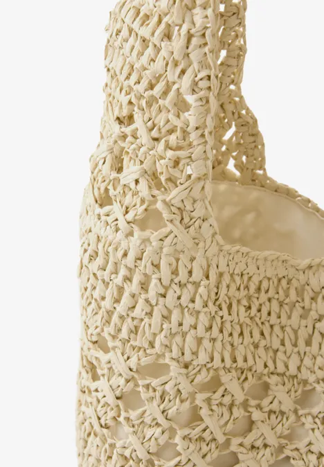 Sac en macramé moonstone sand