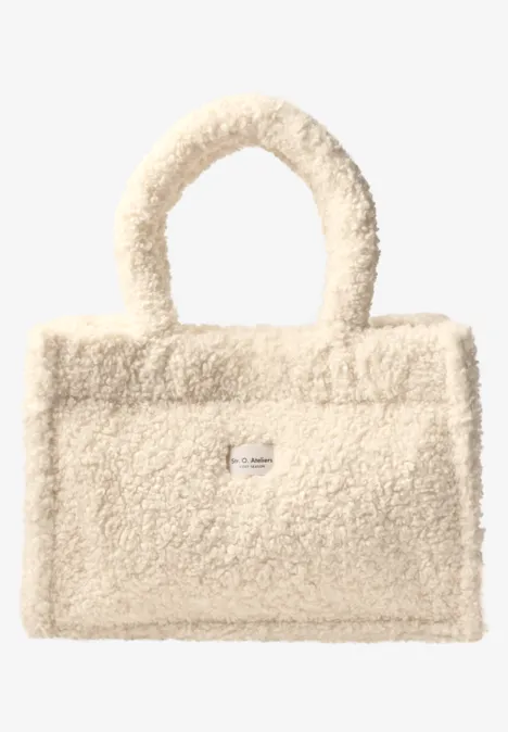 Teddy-draagtas in effen kleur barley beige Teddy-draagtas in effen kleur barley beige