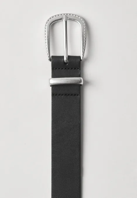 Basic riem met gesp Black