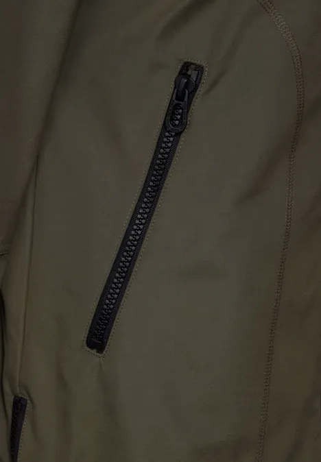 Moderner Mantel golden khaki