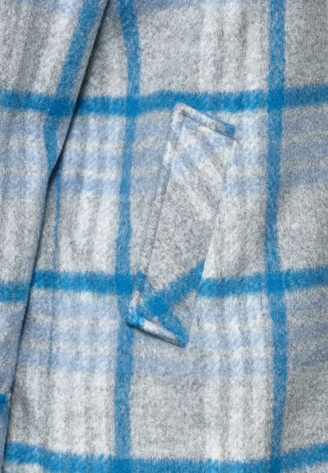 Langes Overshirt fjord aqua blue
