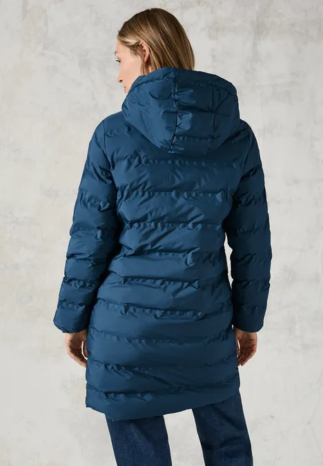 Kurtka ze zgrzewanymi szwami dull teal blue