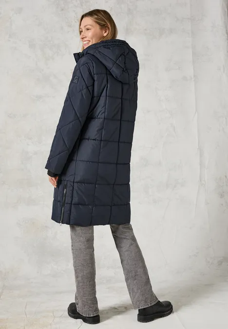 Gefütterter Steppmantel dark navy blue
