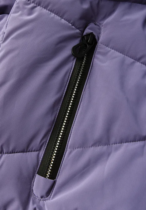2-in-1 Steppmantel stormy violet
