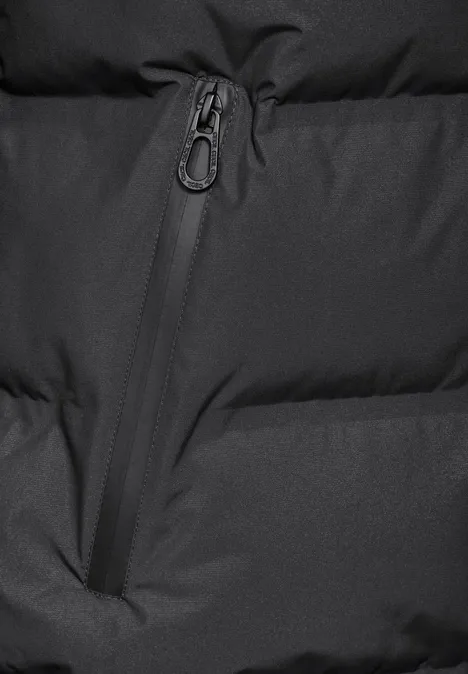 Gefütterte Jacke Black