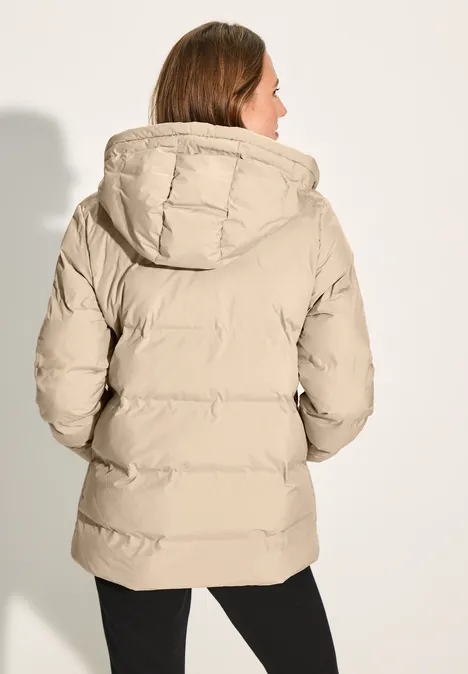 Gefütterte Jacke creamy almond beige
