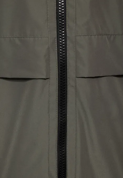Gefütterter Trenchcoat golden khaki