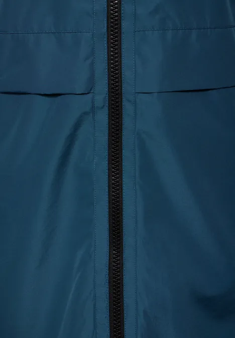 Gefütterter Trenchcoat dull teal blue