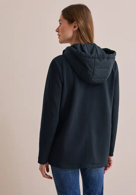 Veste avec capuche amovible dark navy blue