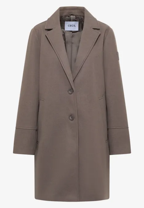 Wollen reversjas mushroom taupe