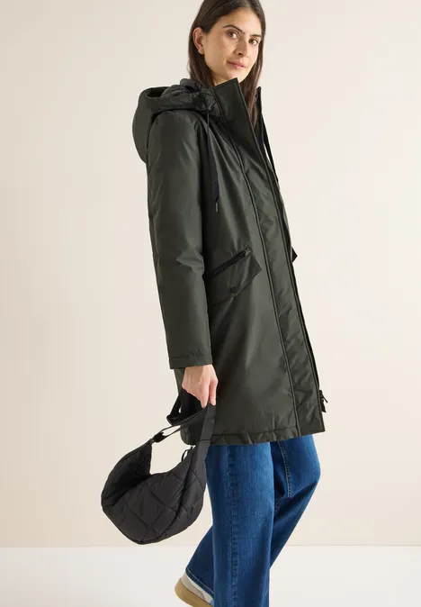 Parka sportive olive wood
