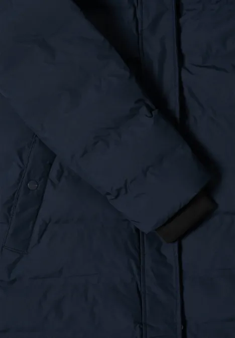 Manteau avec coutures collées dark navy blue