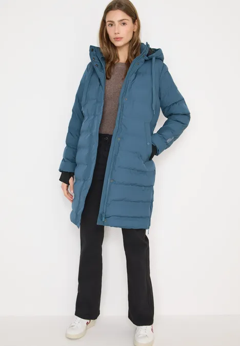 Manteau avec coutures collées moonstone blue