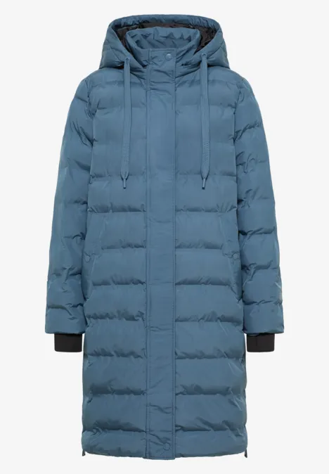 Manteau avec coutures collées moonstone blue