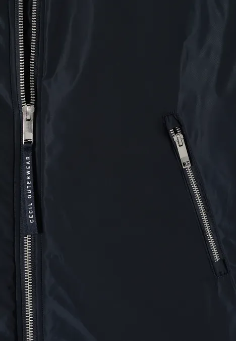 Lange blouson blue navy Lange blouson blue navy