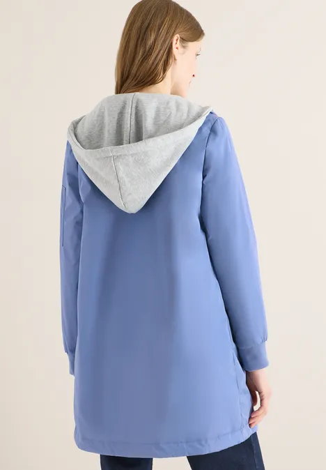 Lange blouson coal blue