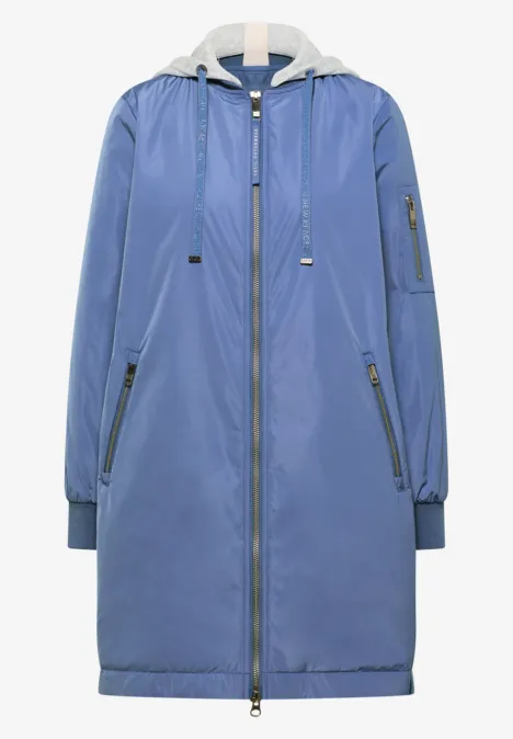 Lange blouson coal blue