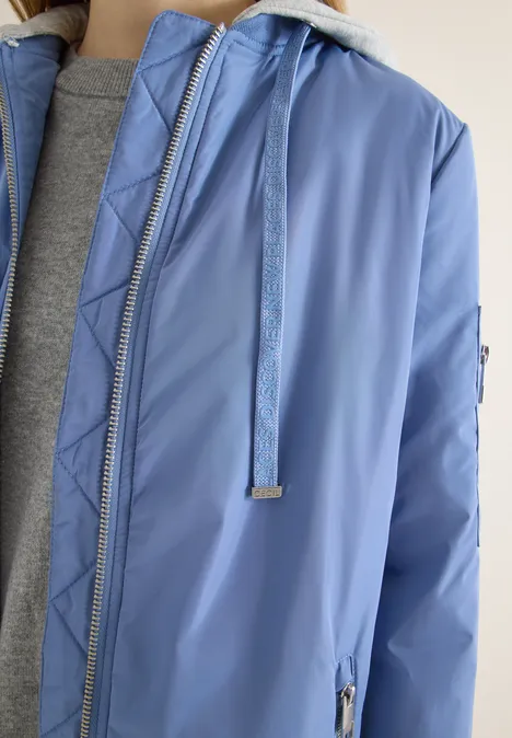 Lange blouson coal blue