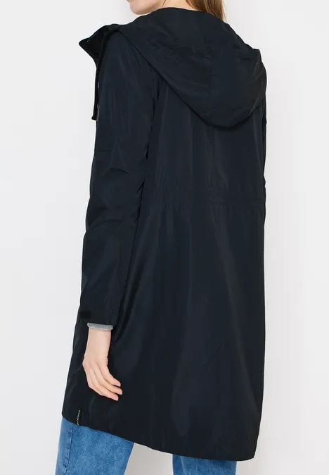 Lange Jacke blue navy