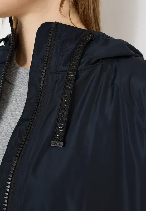 Lange Jacke blue navy