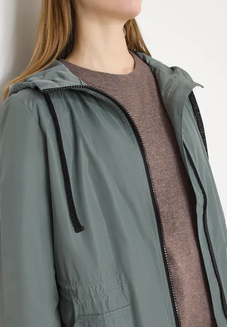 Lange Jacke kelp green