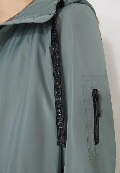 Lange Jacke kelp green