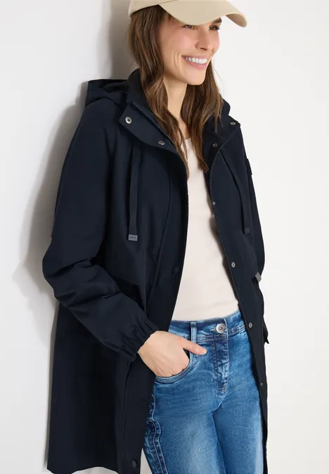 Lange Memory Jacke blue navy