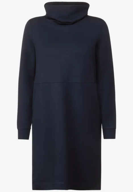 Big Kragen Sweatkleid universal blue