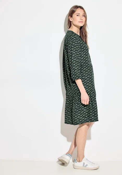 Print Tunikakleid strong khaki
