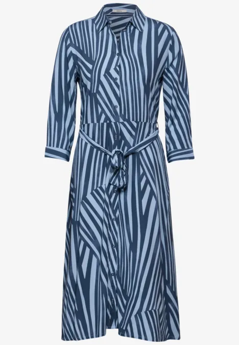 Viskose Kleid soft light blue