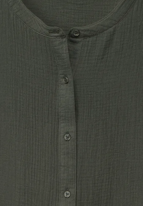Musselin Kleid cool khaki