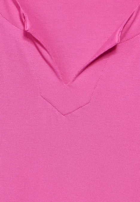 Jersey Sommerkleid bloomy pink