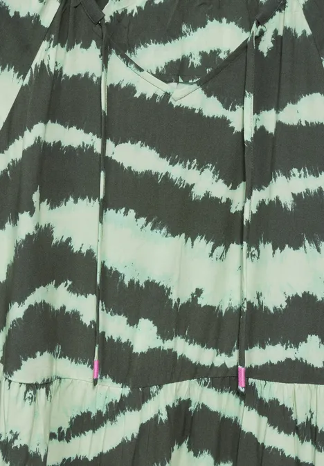 Tunika Kleid mit Print cool khaki