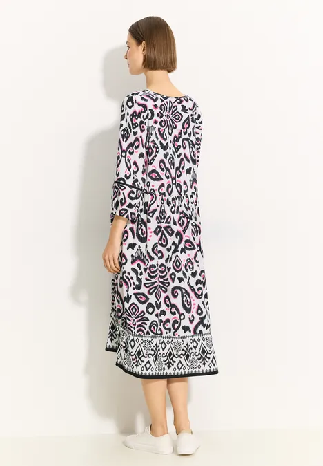 Tunika Kleid mit Print vanilla white