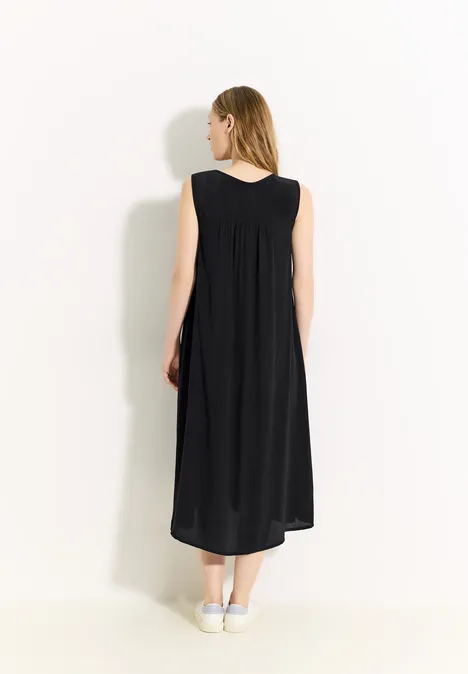 Sommer-Kleid mit Struktur Black