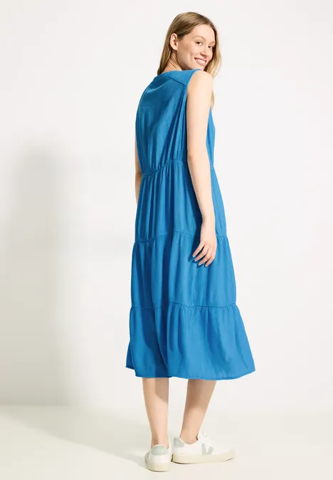 Robe midi structurée azure blue