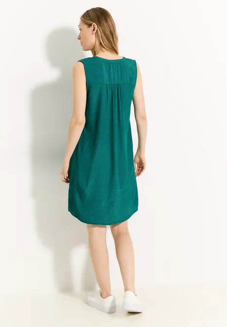 Struktur Print Kleid fresh apple green