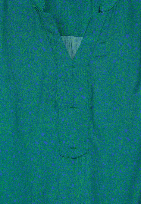 Struktur Print Kleid fresh apple green