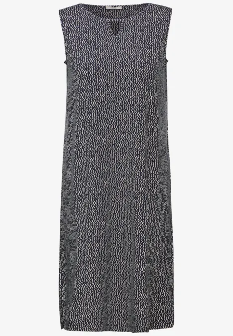 Jersey Kleid mit Print universal blue