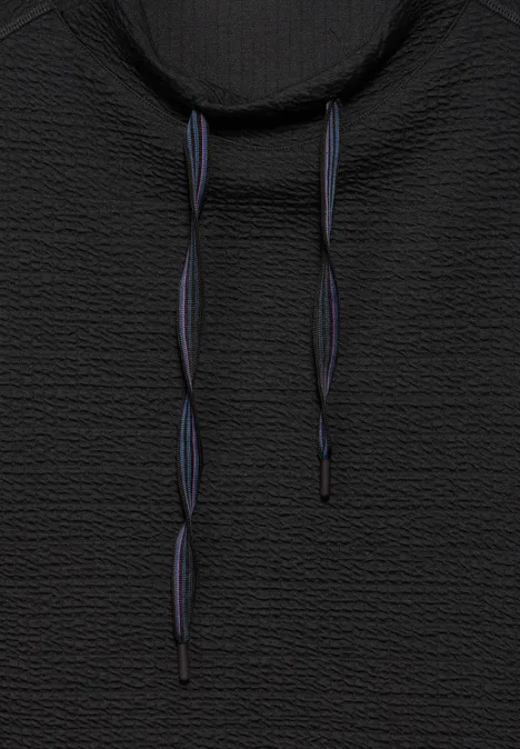Strukturkleid Black
