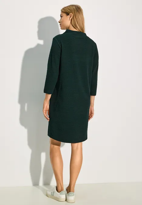 Strukturkleid fir green