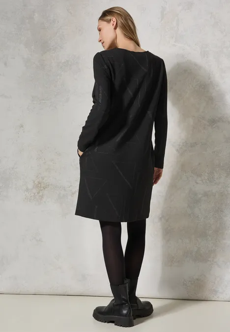 Glitzerndes Ottoman-Kleid Black