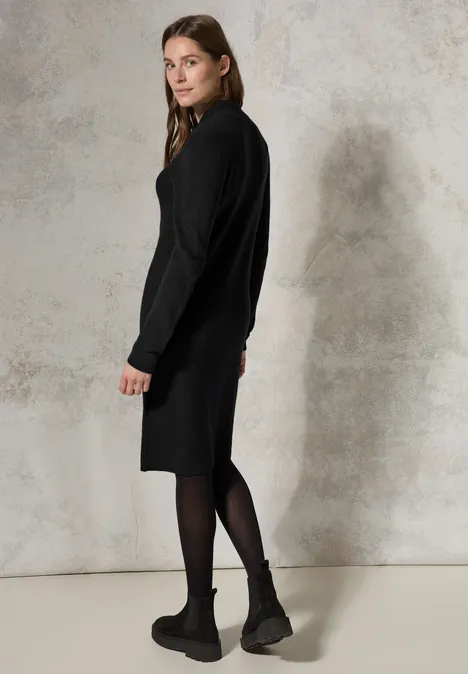Strickkleid Black