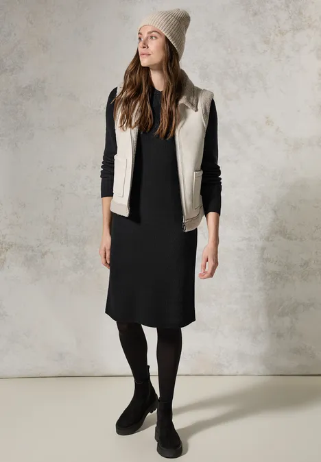 Strickkleid Black