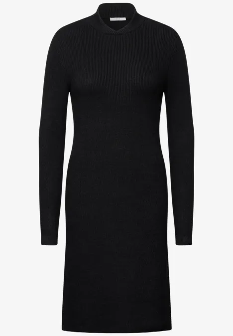 Strickkleid Black