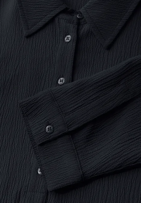 Kleid mit Struktur universal blue