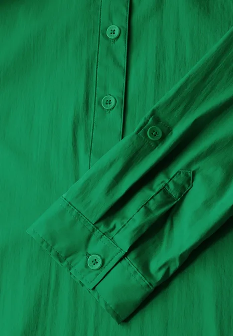 Kleid in Unifarbe garden green
