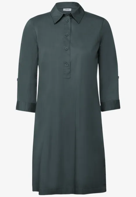 Robe en couleur unie slate khaki