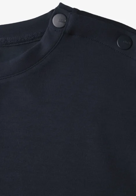 Kleid mit Knopfdetail universal blue