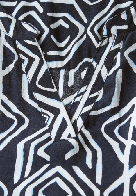 Kleid mit Volants universal blue